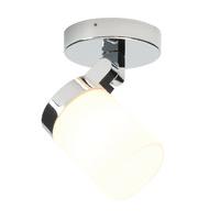 cosmo 25w g9 bathroom spotlight single chrome ip44 85000