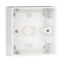 contractor switch socket 1 gang 25mm surface pattress box e22011