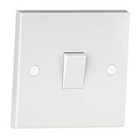 Contractor range 10A 1 Gang 2 Way Switch White - E22017
