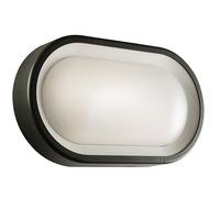 Corden 18W LED Oval Bulkhead Graphite IP65 900LM - 85580