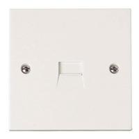 Contractor range Telephone Slave Socket White - E22003