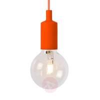 Colourful Fix hanging light in orange