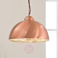 Copper-coloured LED pendant light Felippa