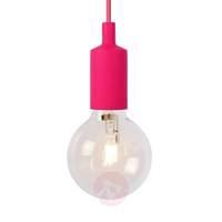 Colourful Fix hanging light in pink