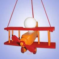 Colourful red Aeroplane XXL hanging light