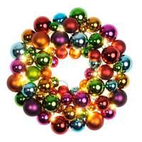 Colourful LED wreath Ball Wreath