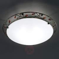 CONO round ceiling lamp with decorative edge