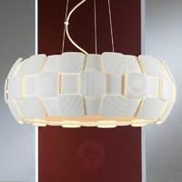 Contemporary hanging light Quios in white