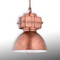 copper coloured maniac pendant light