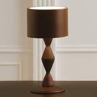 coffee brown designer table lamp sara