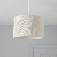 Colours Lainie Pearl V-Pleat Light Shade (D)30cm