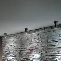 Conical LED ceiling light CONUS, 7 cm, grey