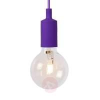 Colourful Fix hanging light in violet