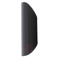 cospeto black outdoor wall light with led light