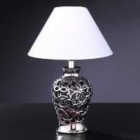 Coco Table Light Elegant with Ceramic Base Black