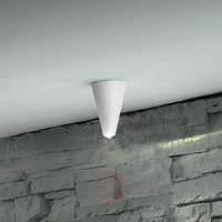 Conical LED ceiling light CONUS, 7 cm, white