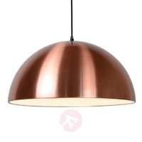 Copper-coloured Riva hanging light
