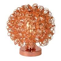 copper coloured noon table lamp