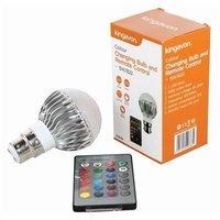 Colour Changing Household Bulb With Remote Control, 5w B22