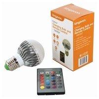 colour changing household bulb with remote control 5w e27