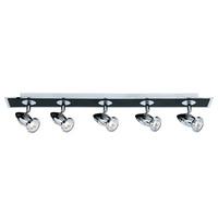 Comet 5LT Halogen Bar Black And Chrome Spot Light