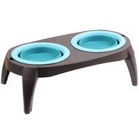 Collapsible Pet Bowl - Set Of 2 Assorted Colours