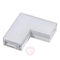 Convenio LED corner connector, flat, not luminous