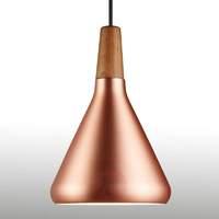 copper coloured pendant lamp float 18 cm