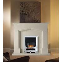 Coniston Perla Micro Marble Fireplace Package with Electric Fire