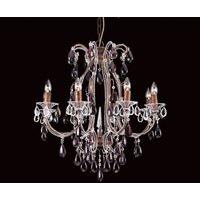 CO03339/8 Crystal Other 8 Lt Rustic Bronze Crystal Chandelier