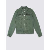 Cotton Denim Jacket with Stretch (3-14 Years)