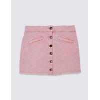 Cotton Denim Skirt with Stretch (3-14 Years)