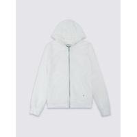 Cotton Rich Hooded Top with StayNEW (3-14 Years)