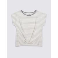 Cotton Rich Striped Top (3-14 Years)