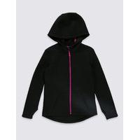 Cotton Rich Long Sleeve Hooded Top (5-14 Years)