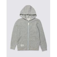 cotton rich hooded top 3 14 years