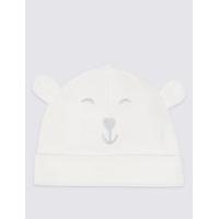 cotton rich bear velour hat