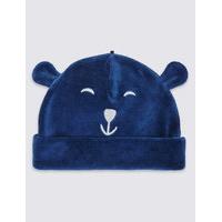 Cotton Rich Bear Velour Hat