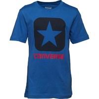 Converse Junior Boys Boxstar T-Shirt Oxygen Blue