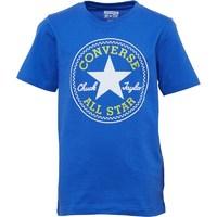 converse junior boys chuck patch t shirt oxygen blue