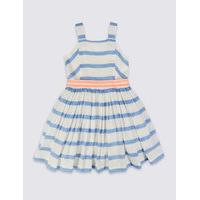 Cotton Rich Striped Dress (1-10 Years)