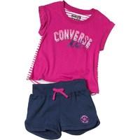 Converse Infant Girls Shorts Set Navy