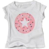 Converse Baby Girls Print Filled Chuck Patch T-Shirt White