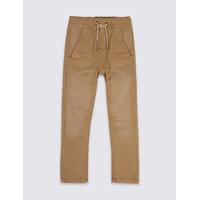 cotton joggers with stretch 3 months 5 years