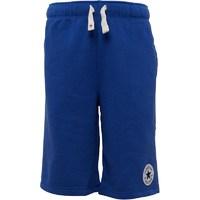 converse junior boys french terry shorts roadtrip blue