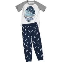 converse infant boys lightening bolt set navy