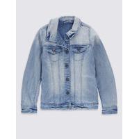 Cotton Denim Jacket with Stretch (3-14 Years)