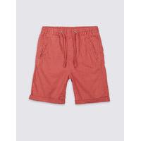 Cotton Blend Shorts (3-14 Years)