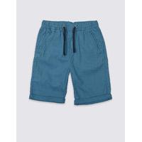 Cotton Blend Shorts (3-14 Years)