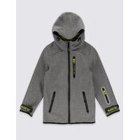 Colour Block Hooded Jacket (3-14 Years)